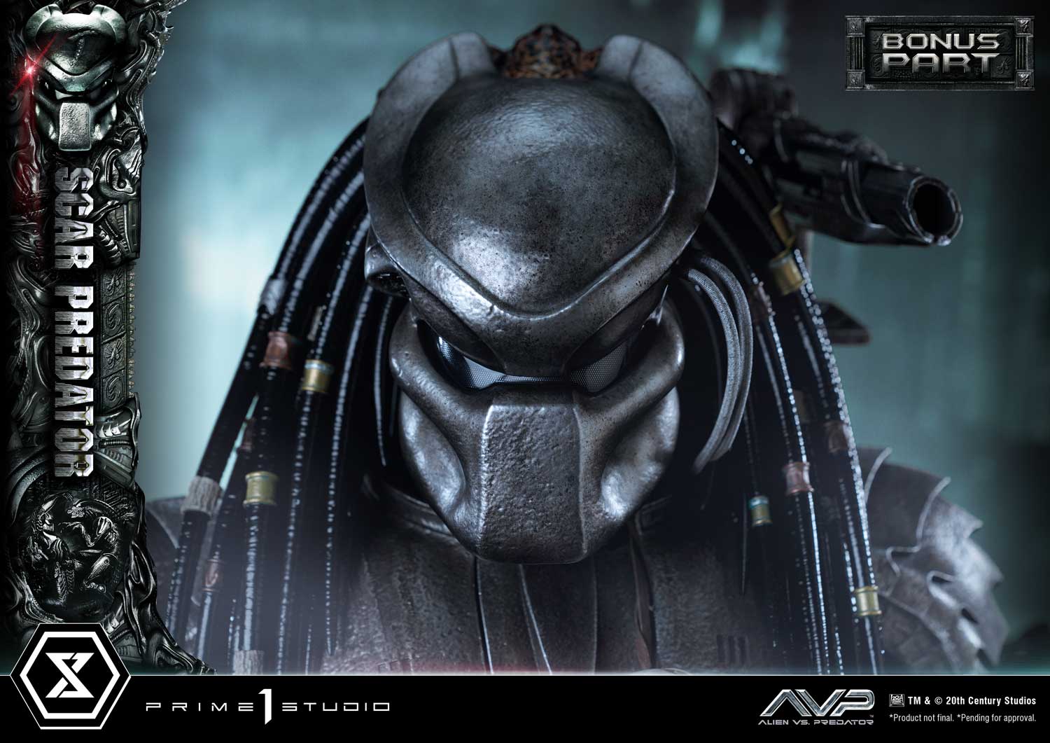 PRE-ORDER Prime1 Studio - Museum Masterline - Alien vs. Predator - Scar Predator: Deluxe Bonus Ver. 1/3