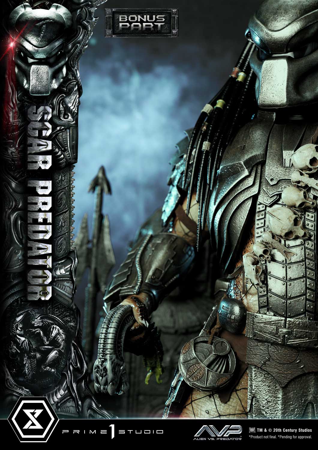 PRE-ORDER Prime1 Studio - Museum Masterline - Alien vs. Predator - Scar Predator: Deluxe Bonus Ver. 1/3