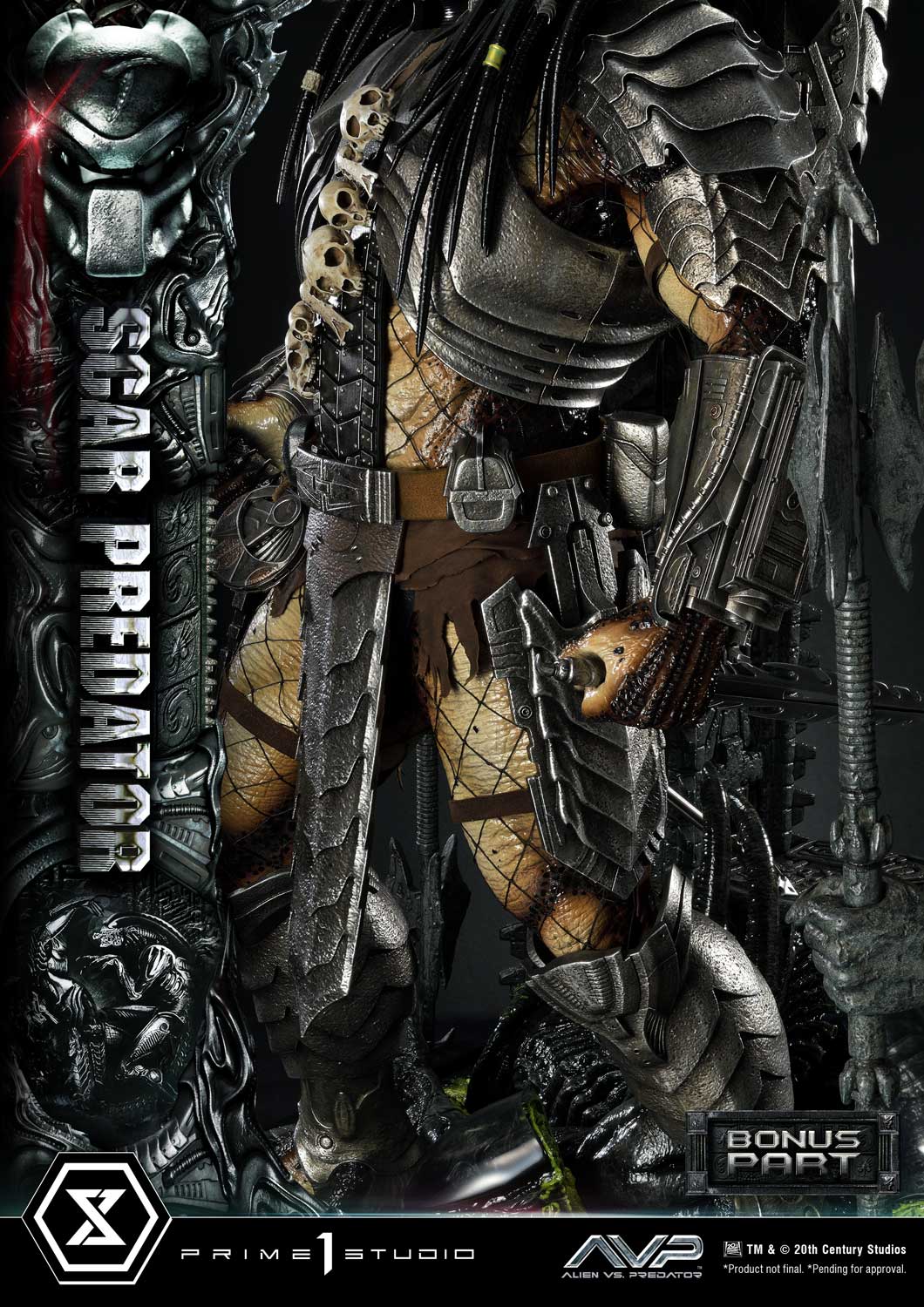 PRE-ORDER Prime1 Studio - Museum Masterline - Alien vs. Predator - Scar Predator: Deluxe Bonus Ver. 1/3