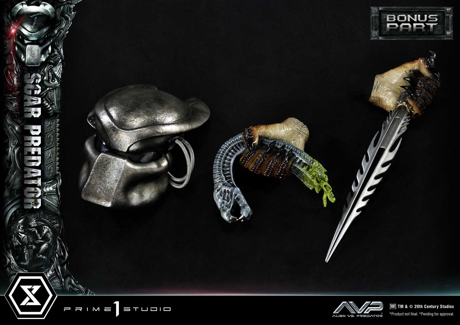PRE-ORDER Prime1 Studio - Museum Masterline - Alien vs. Predator - Scar Predator: Deluxe Bonus Ver. 1/3