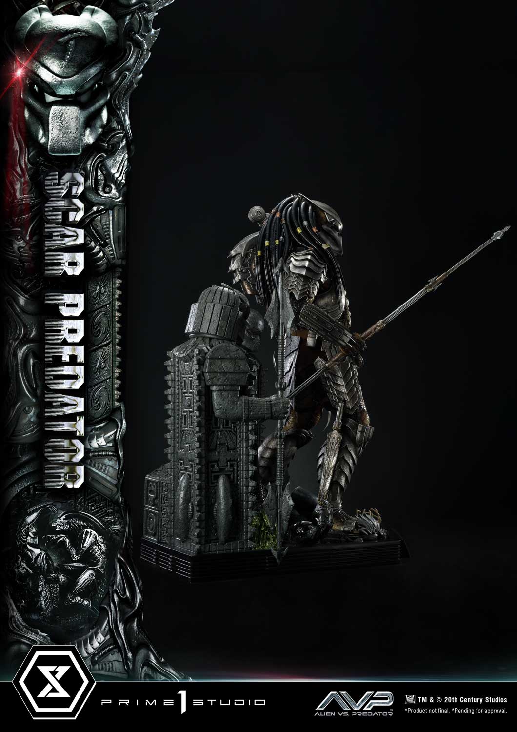 PRE-ORDER Prime1 Studio - Museum Masterline - Alien vs. Predator - Scar Predator: Deluxe Bonus Ver. 1/3