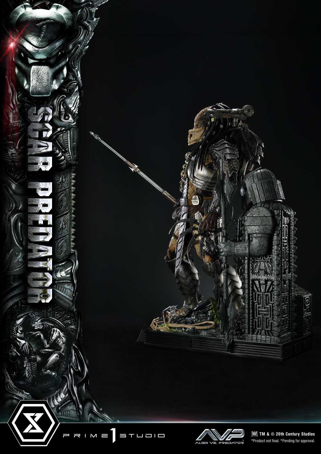 PRE-ORDER Prime1 Studio - Museum Masterline - Alien vs. Predator - Scar Predator: Deluxe Bonus Ver. 1/3