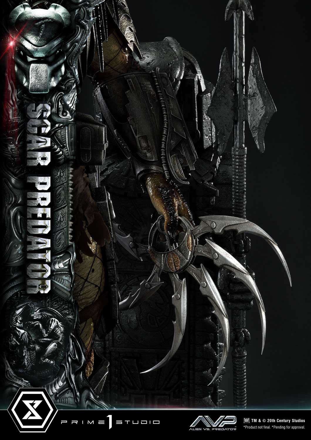 PRE-ORDER Prime1 Studio - Museum Masterline - Alien vs. Predator - Scar Predator: Deluxe Bonus Ver. 1/3