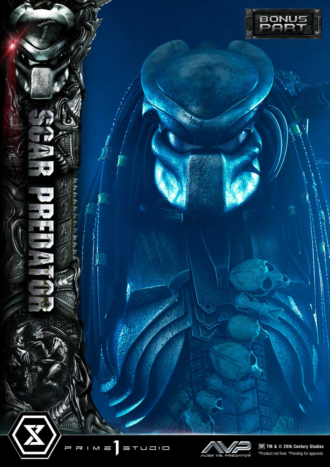 PRE-ORDER Prime1 Studio - Museum Masterline - Alien vs. Predator - Scar Predator: Deluxe Bonus Ver. 1/3