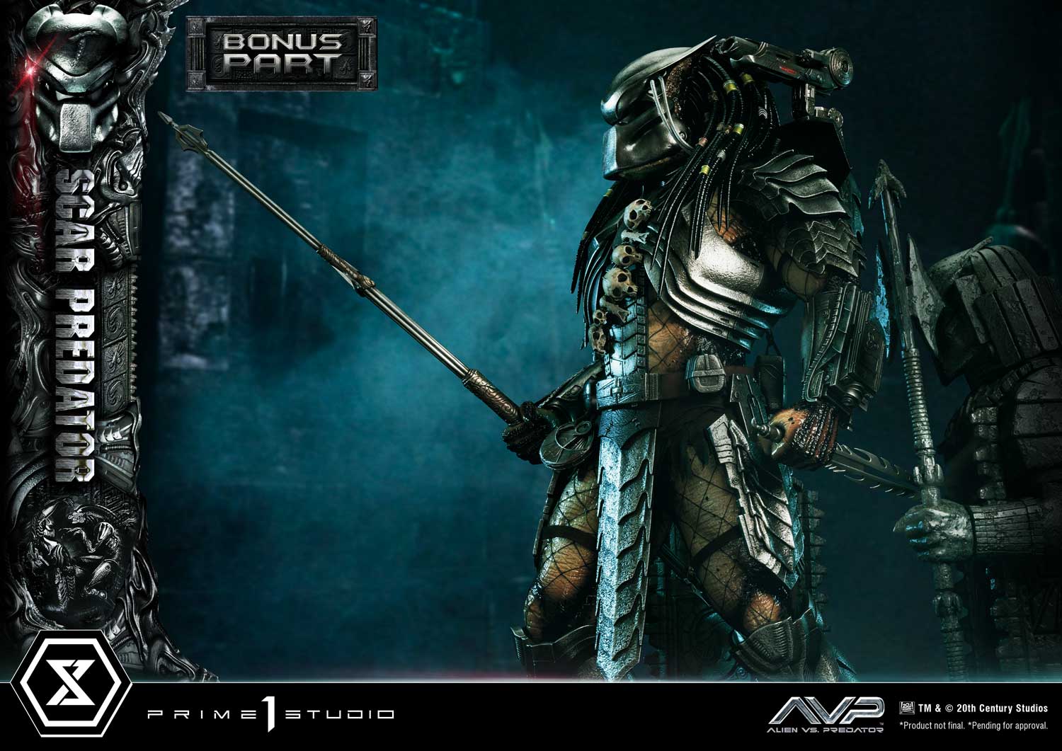PRE-ORDER Prime1 Studio - Museum Masterline - Alien vs. Predator - Scar Predator: Deluxe Bonus Ver. 1/3
