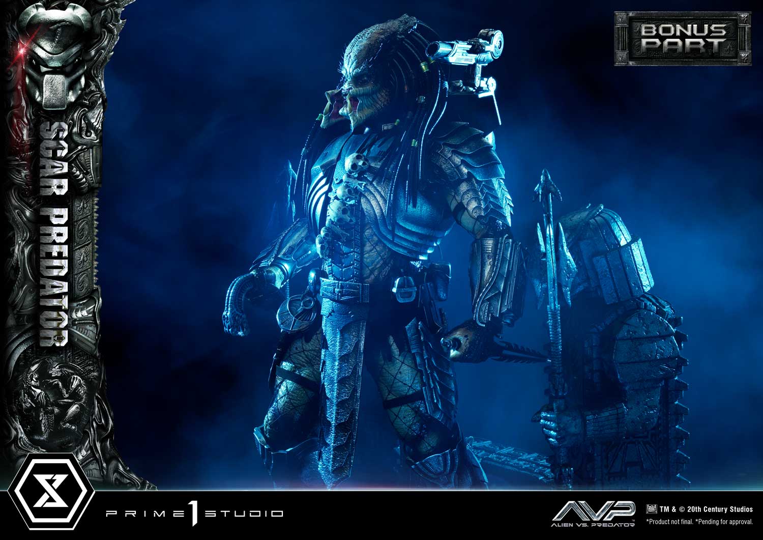 PRE-ORDER Prime1 Studio - Museum Masterline - Alien vs. Predator - Scar Predator: Deluxe Bonus Ver. 1/3
