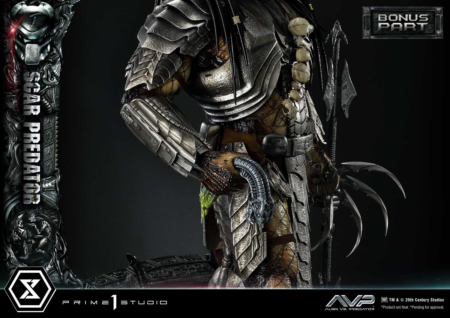 PRE-ORDER Prime1 Studio - Museum Masterline - Alien vs. Predator - Scar Predator: Deluxe Bonus Ver. 1/3