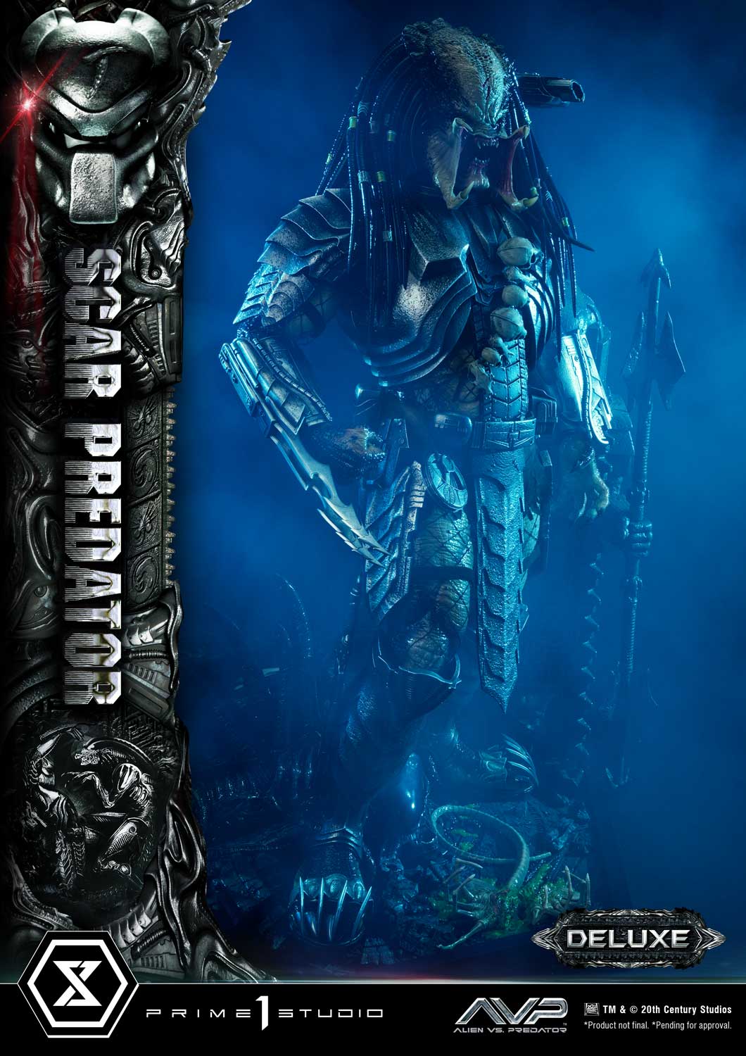 PRE-ORDER Prime1 Studio - Museum Masterline - Alien vs. Predator - Scar Predator: Deluxe Bonus Ver. 1/3