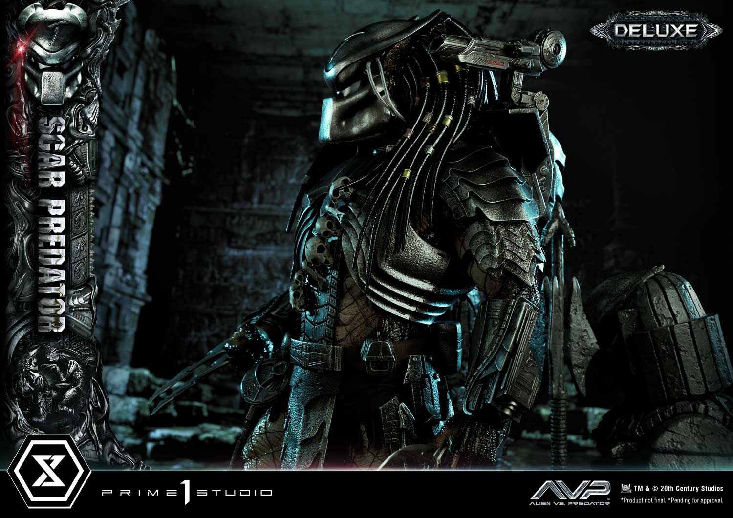 PRE-ORDER Prime1 Studio - Museum Masterline - Alien vs. Predator - Scar Predator: Deluxe Bonus Ver. 1/3
