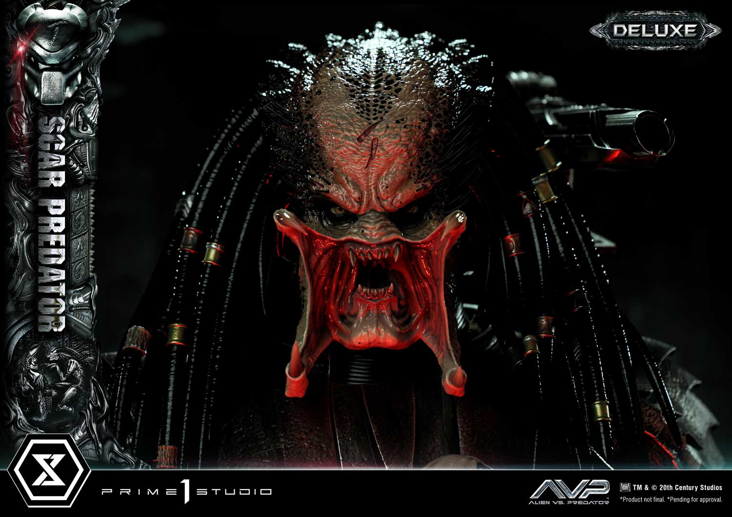 PRE-ORDER Prime1 Studio - Museum Masterline - Alien vs. Predator - Scar Predator: Deluxe Bonus Ver. 1/3