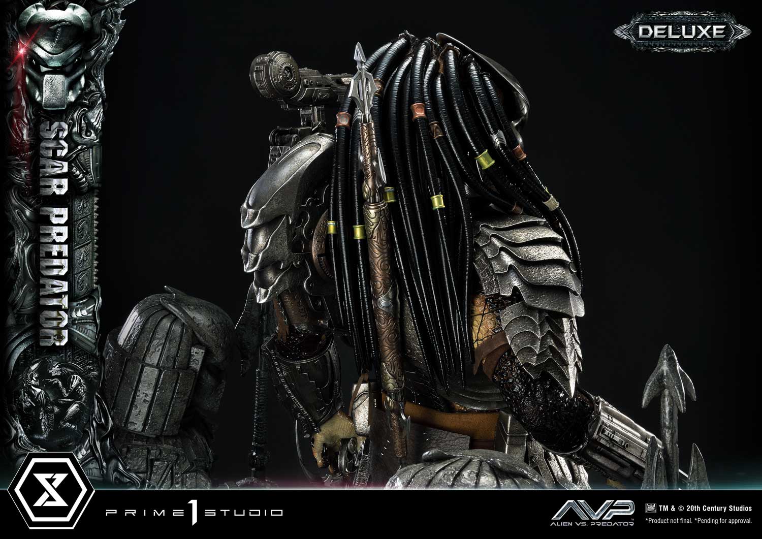 PRE-ORDER Prime1 Studio - Museum Masterline - Alien vs. Predator - Scar Predator: Deluxe Bonus Ver. 1/3