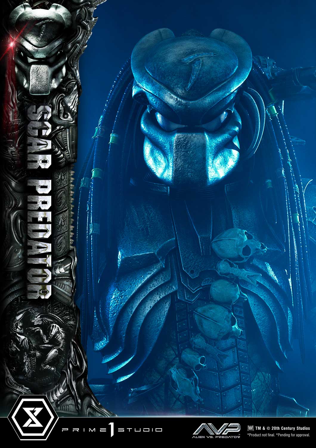 PRE-ORDER Prime1 Studio - Museum Masterline - Alien vs. Predator - Scar Predator: Deluxe Bonus Ver. 1/3
