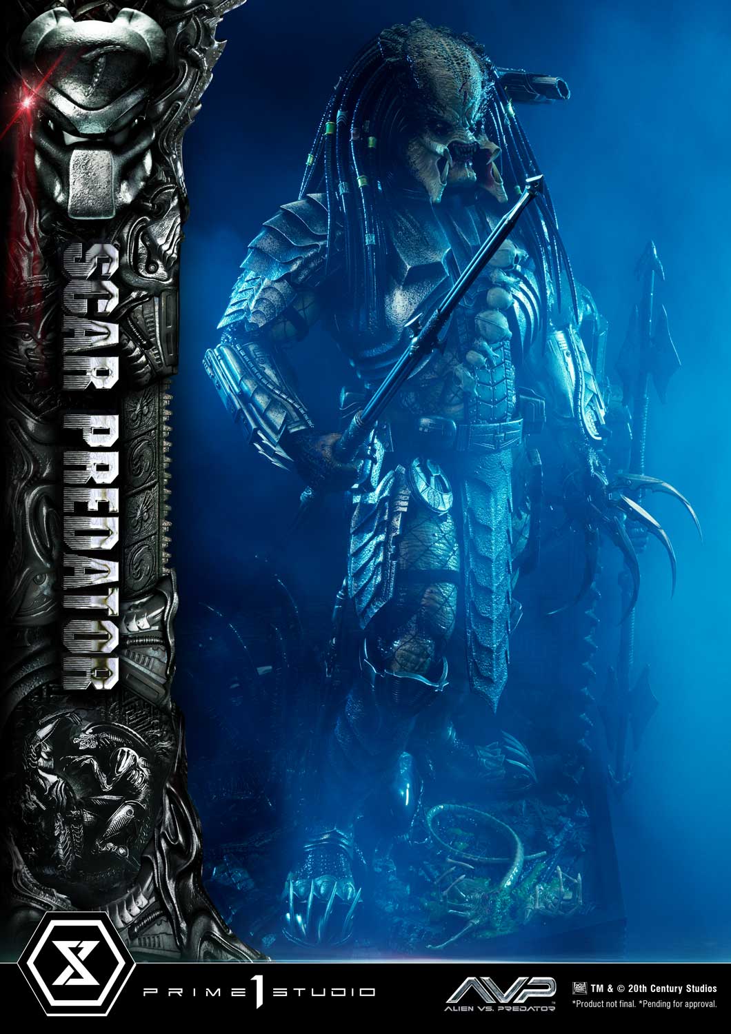 PRE-ORDER Prime1 Studio - Museum Masterline - Alien vs. Predator - Scar Predator: Deluxe Bonus Ver. 1/3