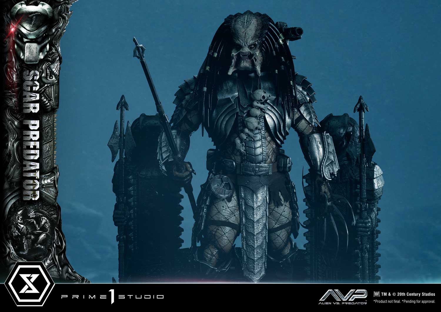 PRE-ORDER Prime1 Studio - Museum Masterline - Alien vs. Predator - Scar Predator: Deluxe Bonus Ver. 1/3