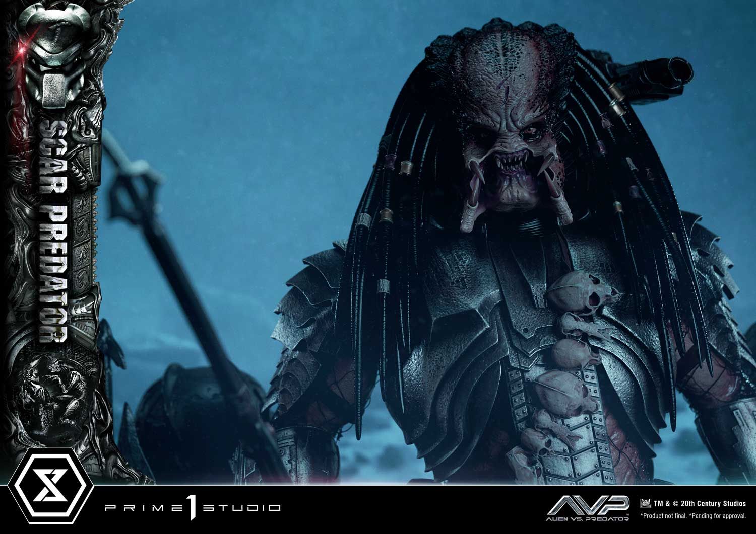 PRE-ORDER Prime1 Studio - Museum Masterline - Alien vs. Predator - Scar Predator: Deluxe Bonus Ver. 1/3