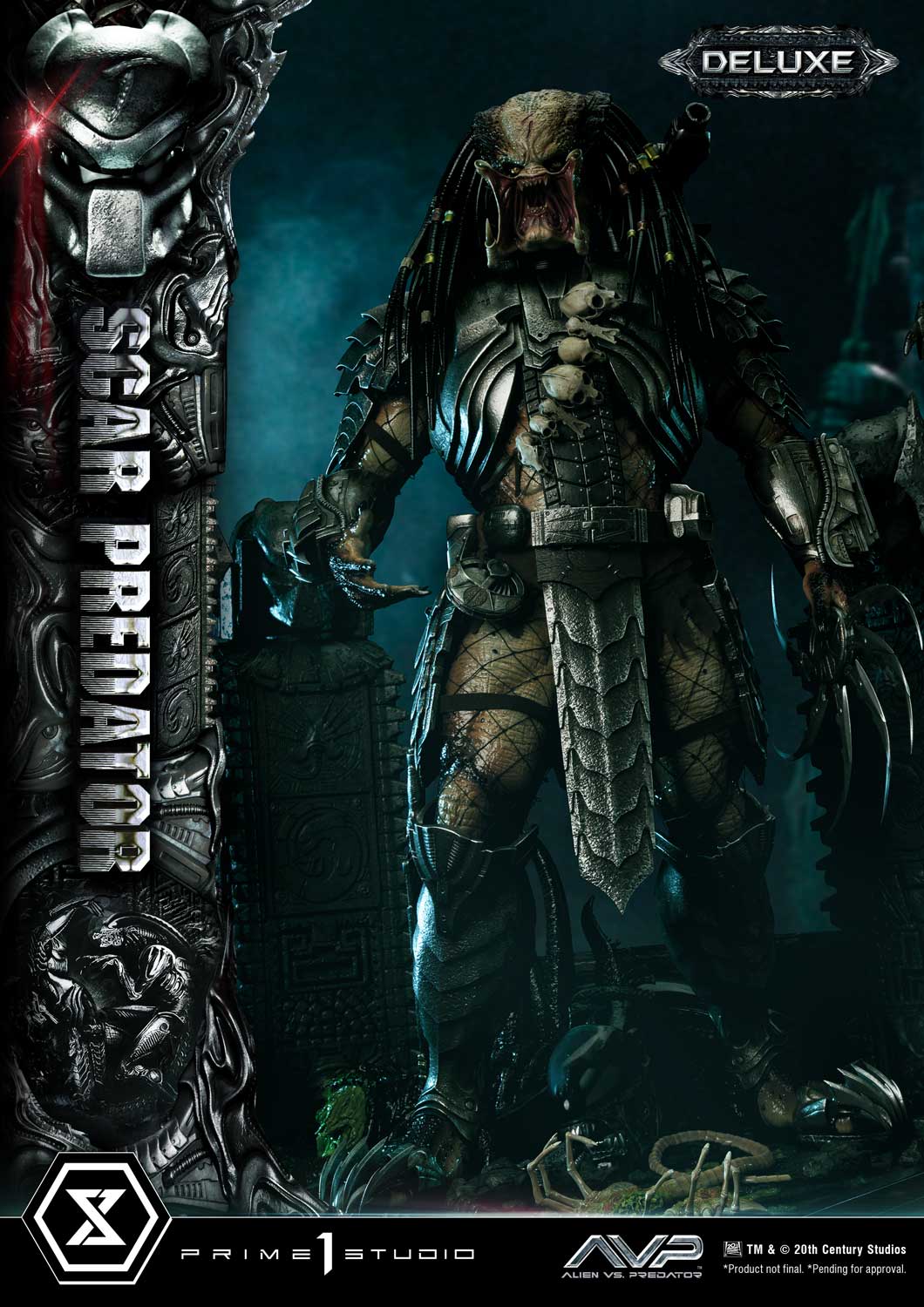 PRE-ORDER Prime1 Studio - Museum Masterline - Alien vs. Predator - Scar Predator: Deluxe Ver. 1/3