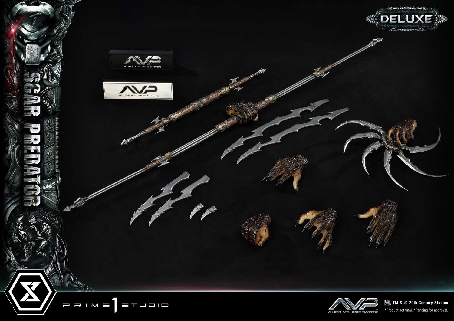 PRE-ORDER Prime1 Studio - Museum Masterline - Alien vs. Predator - Scar Predator: Deluxe Ver. 1/3