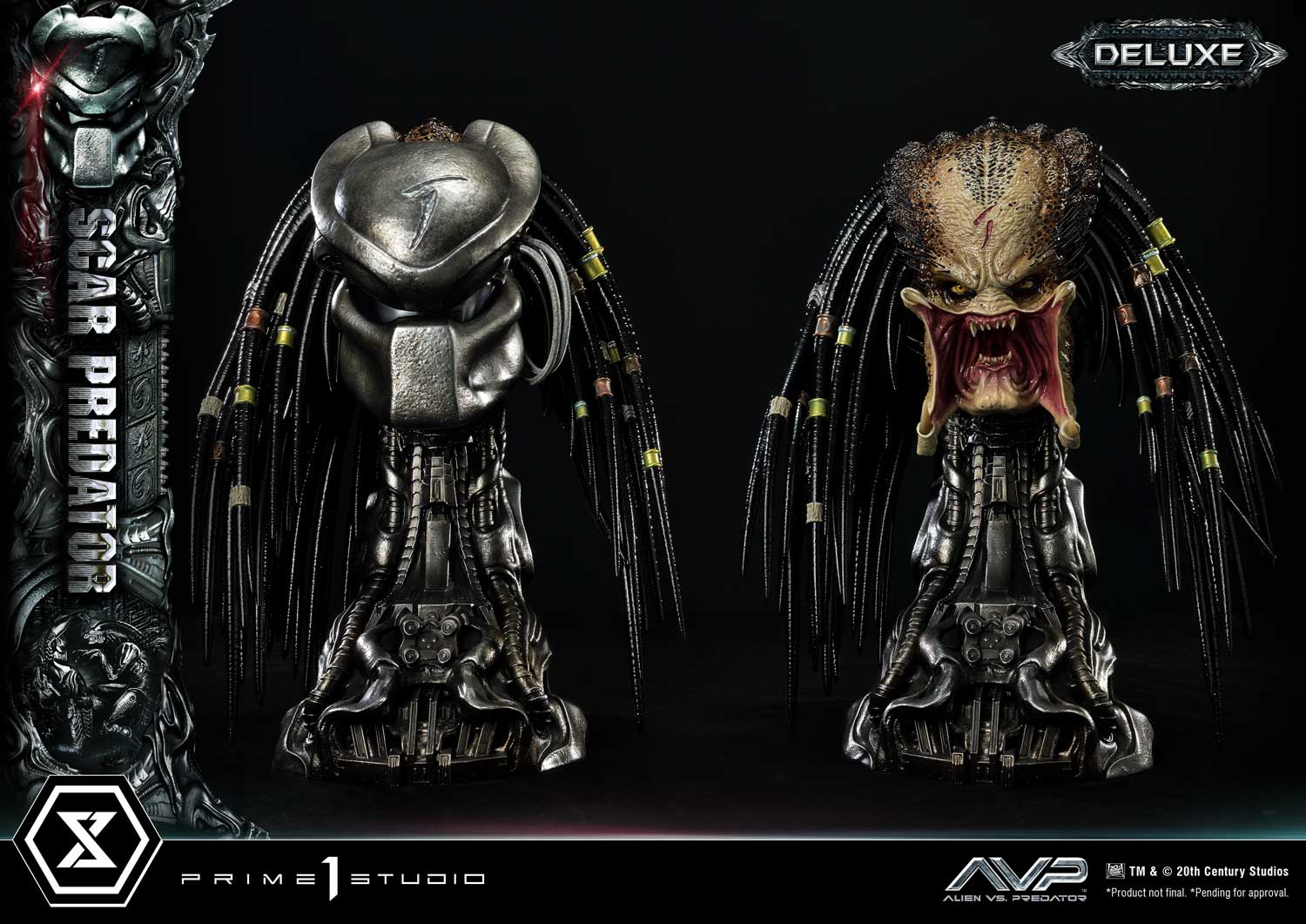 PRE-ORDER Prime1 Studio - Museum Masterline - Alien vs. Predator - Scar Predator: Deluxe Ver. 1/3
