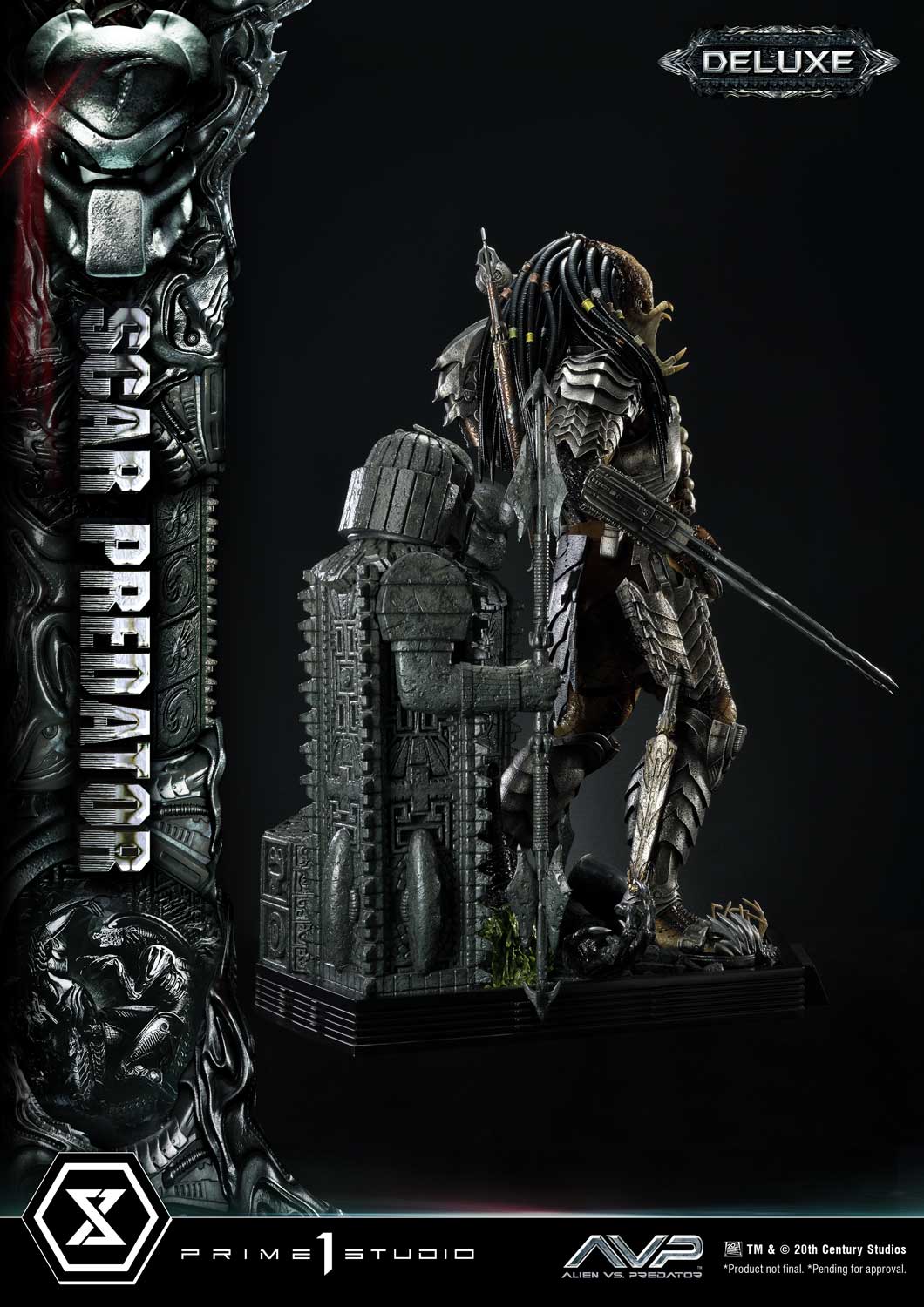 PRE-ORDER Prime1 Studio - Museum Masterline - Alien vs. Predator - Scar Predator: Deluxe Ver. 1/3