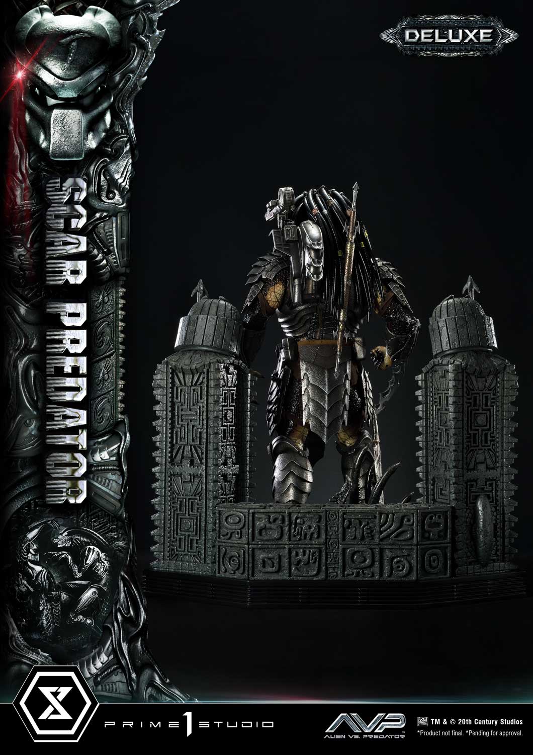 PRE-ORDER Prime1 Studio - Museum Masterline - Alien vs. Predator - Scar Predator: Deluxe Ver. 1/3