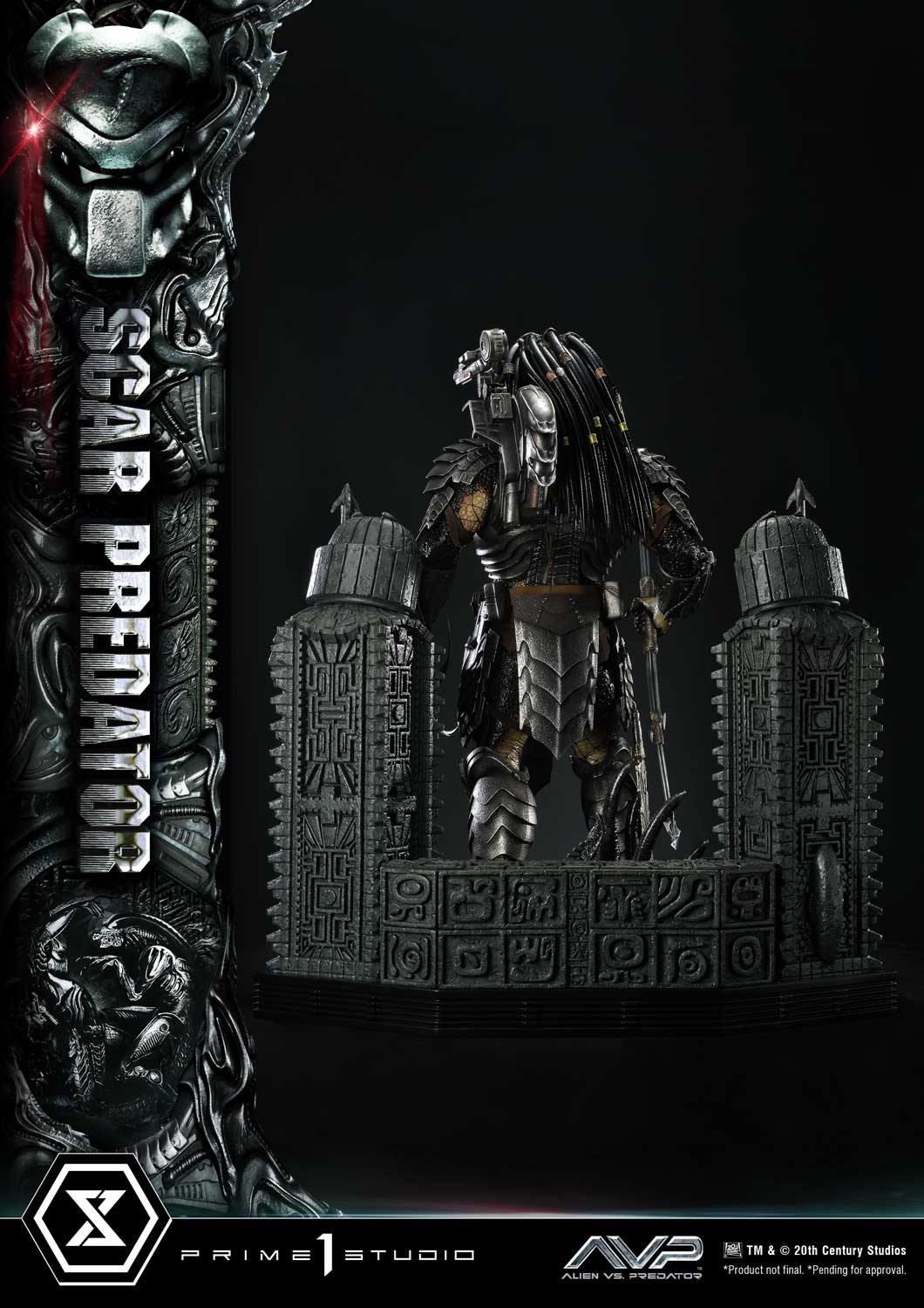 PRE-ORDER Prime1 Studio - Museum Masterline - Alien vs. Predator - Scar Predator: Deluxe Ver. 1/3