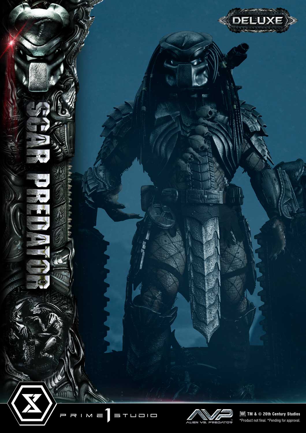PRE-ORDER Prime1 Studio - Museum Masterline - Alien vs. Predator - Scar Predator: Deluxe Ver. 1/3