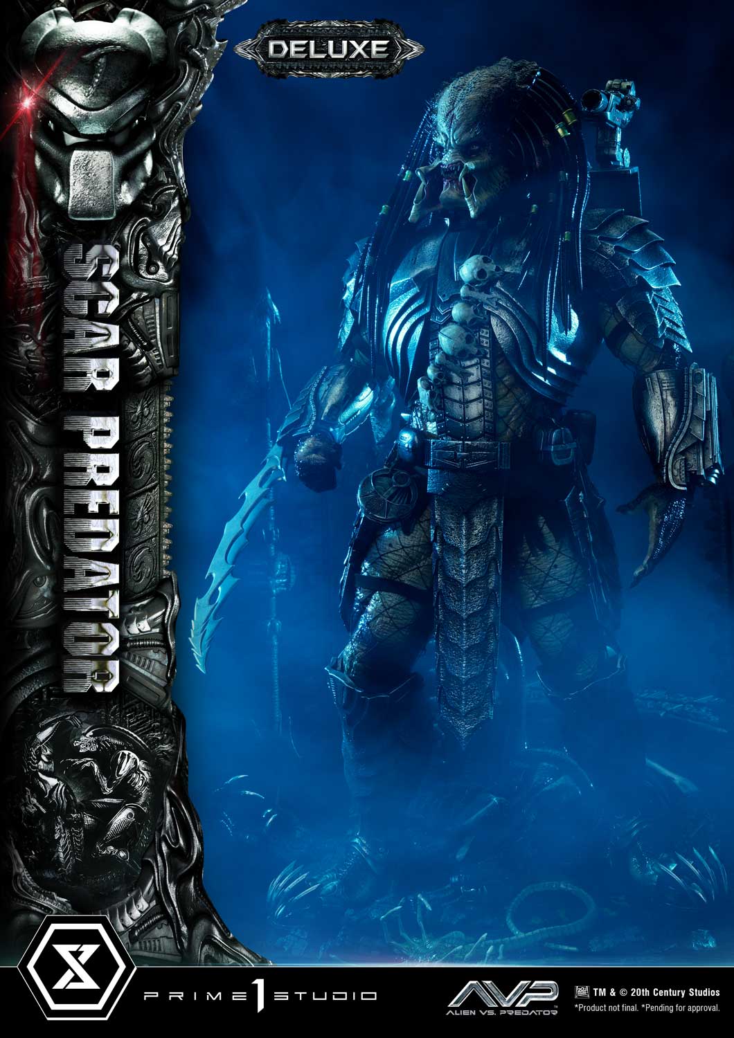 PRE-ORDER Prime1 Studio - Museum Masterline - Alien vs. Predator - Scar Predator: Deluxe Ver. 1/3