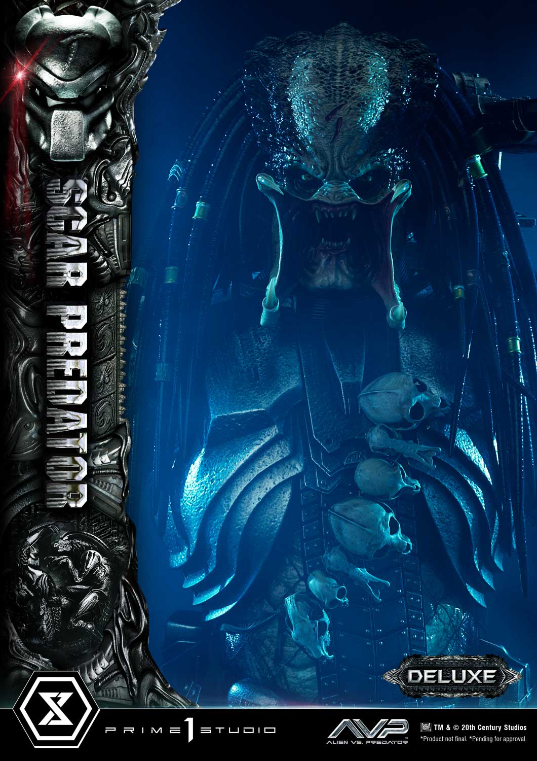 PRE-ORDER Prime1 Studio - Museum Masterline - Alien vs. Predator - Scar Predator: Deluxe Ver. 1/3