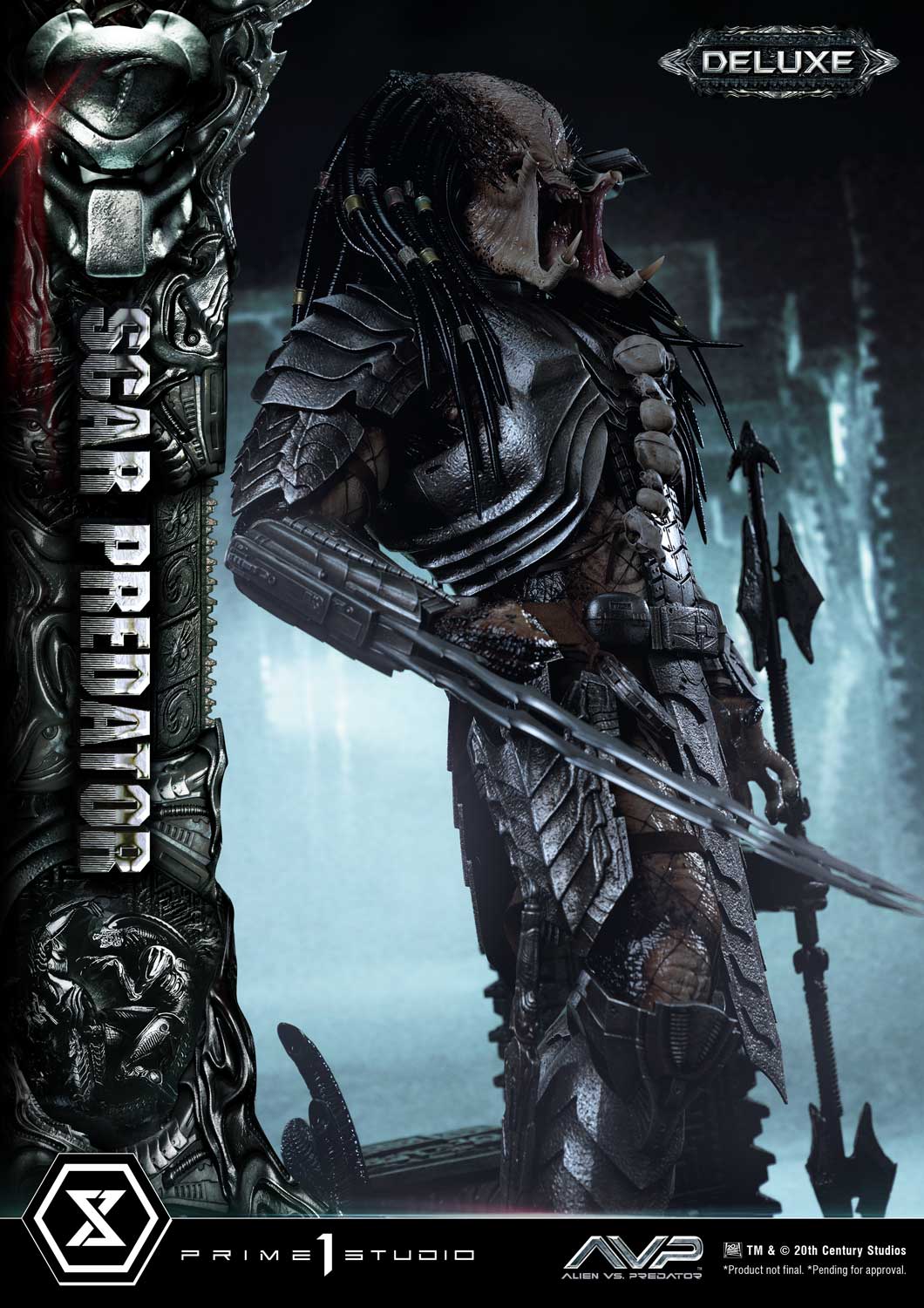 PRE-ORDER Prime1 Studio - Museum Masterline - Alien vs. Predator - Scar Predator: Deluxe Ver. 1/3