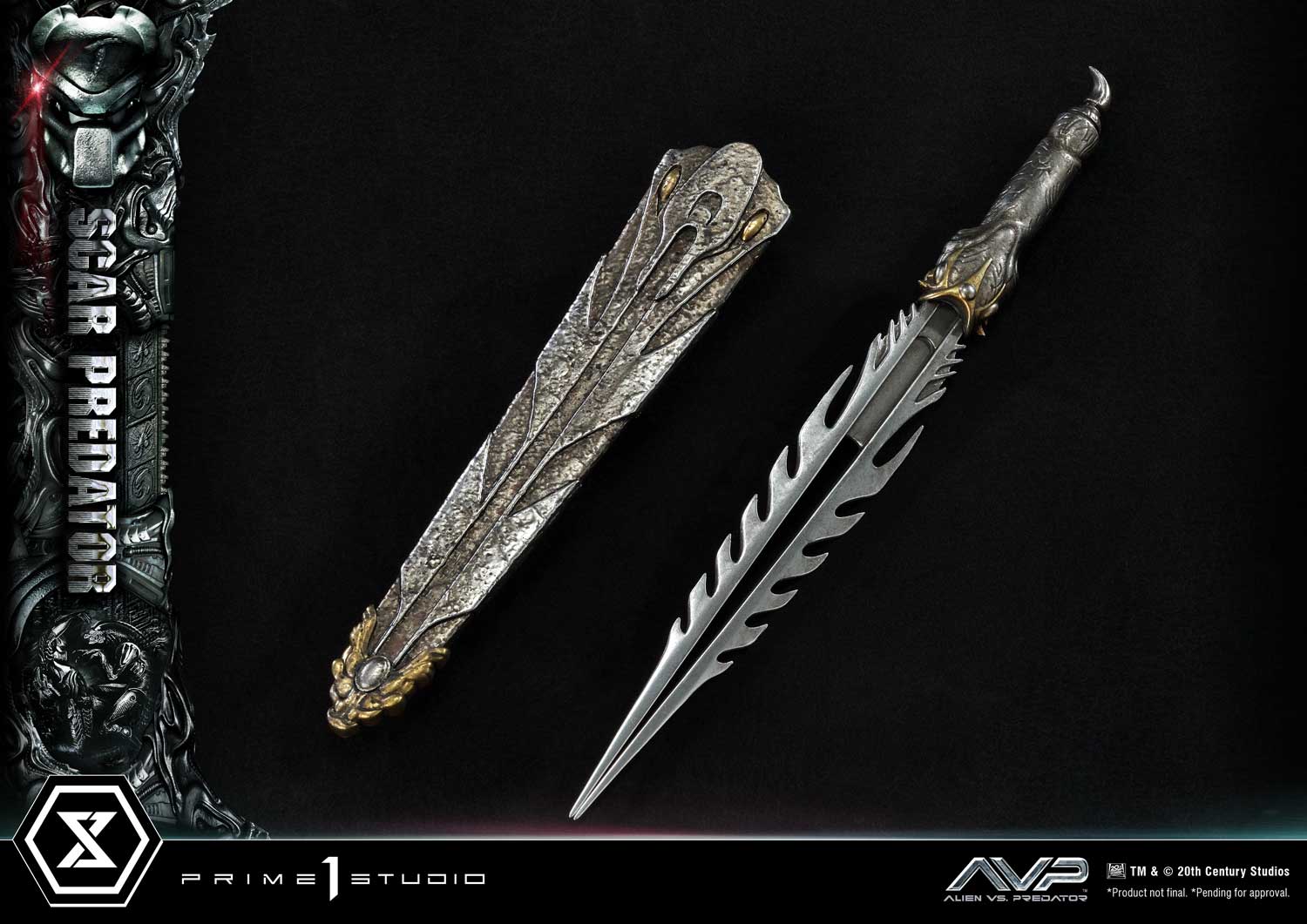 PRE-ORDER Prime1 Studio - Museum Masterline - Alien vs. Predator - Scar Predator: Deluxe Ver. 1/3