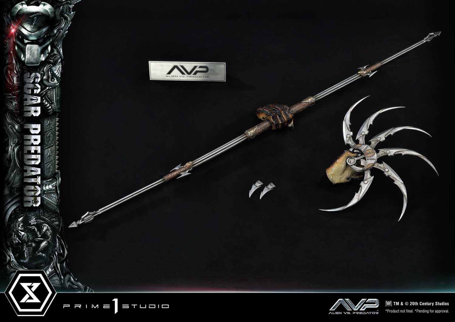 PRE-ORDER Prime1 Studio - Museum Masterline - Alien vs. Predator - Scar Predator: Deluxe Ver. 1/3