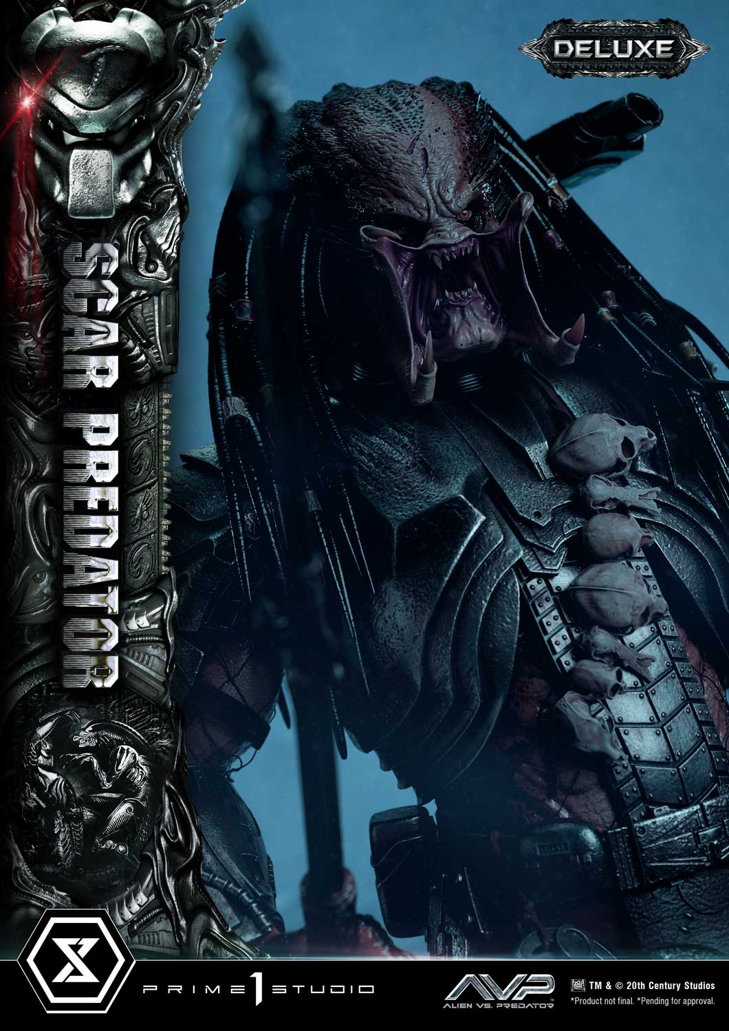 PRE-ORDER Prime1 Studio - Museum Masterline - Alien vs. Predator - Scar Predator: Deluxe Ver. 1/3
