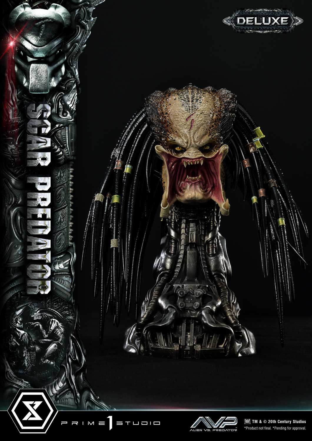 PRE-ORDER Prime1 Studio - Museum Masterline - Alien vs. Predator - Scar Predator: Deluxe Ver. 1/3