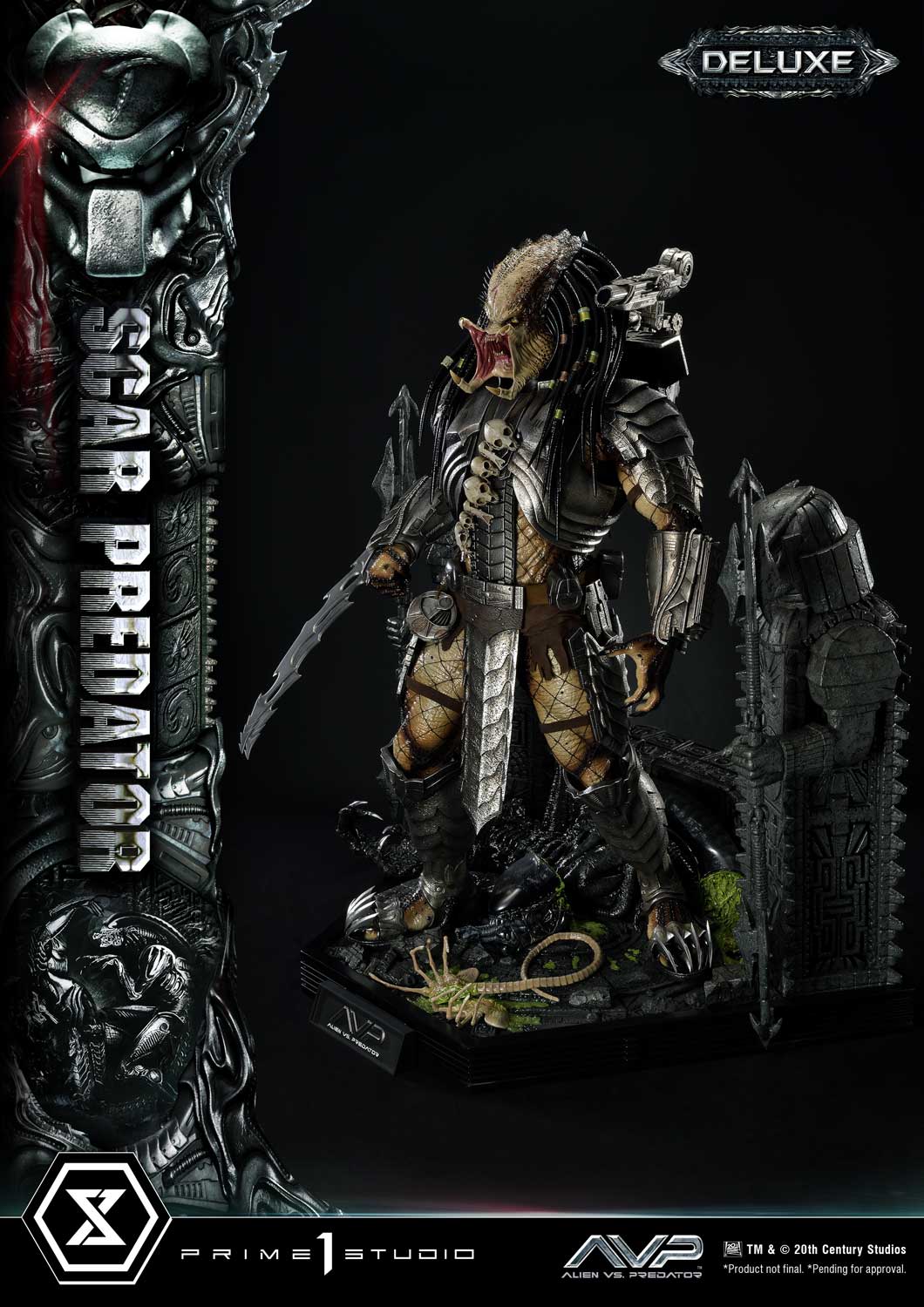 PRE-ORDER Prime1 Studio - Museum Masterline - Alien vs. Predator - Scar Predator: Deluxe Ver. 1/3