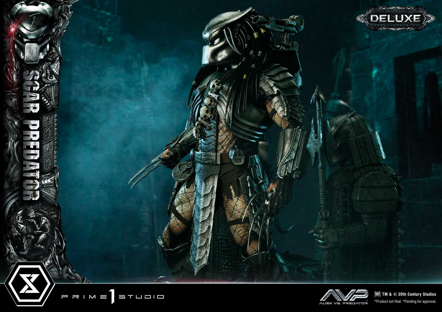 PRE-ORDER Prime1 Studio - Museum Masterline - Alien vs. Predator - Scar Predator: Deluxe Ver. 1/3