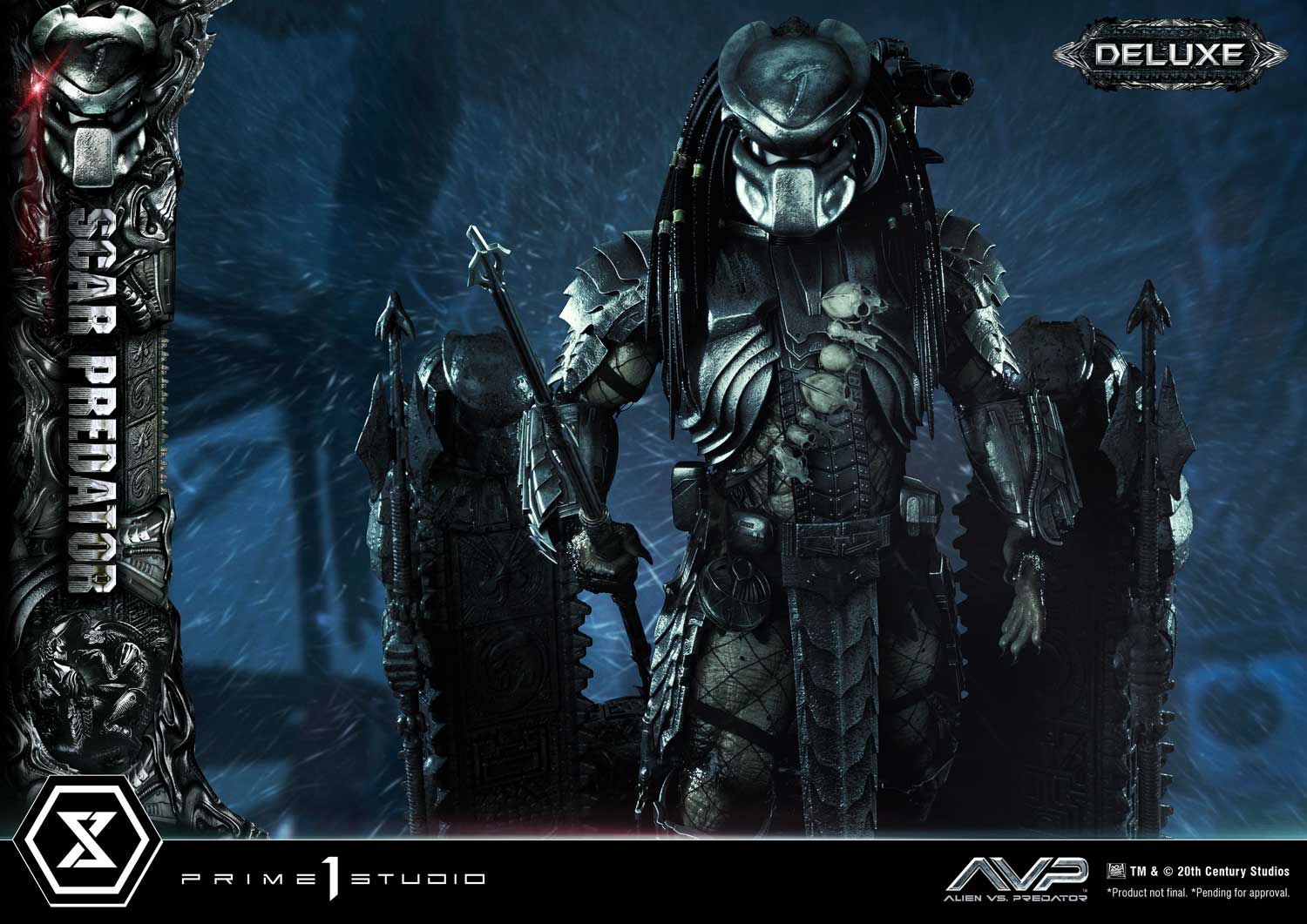 PRE-ORDER Prime1 Studio - Museum Masterline - Alien vs. Predator - Scar Predator: Deluxe Ver. 1/3