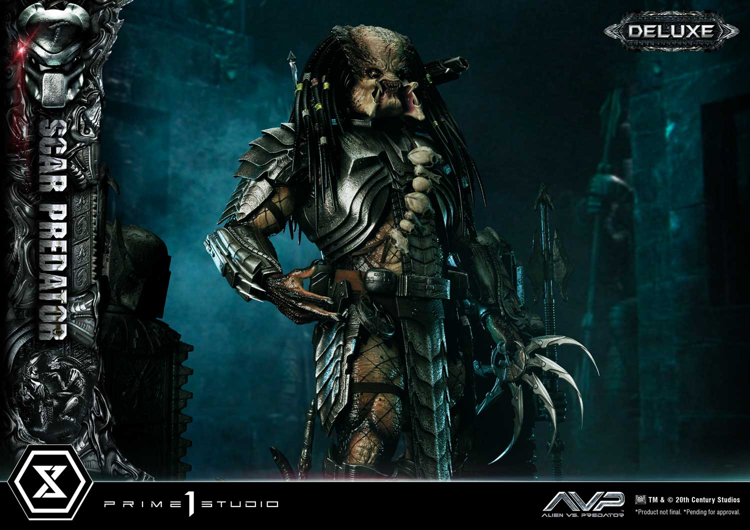PRE-ORDER Prime1 Studio - Museum Masterline - Alien vs. Predator - Scar Predator: Deluxe Ver. 1/3