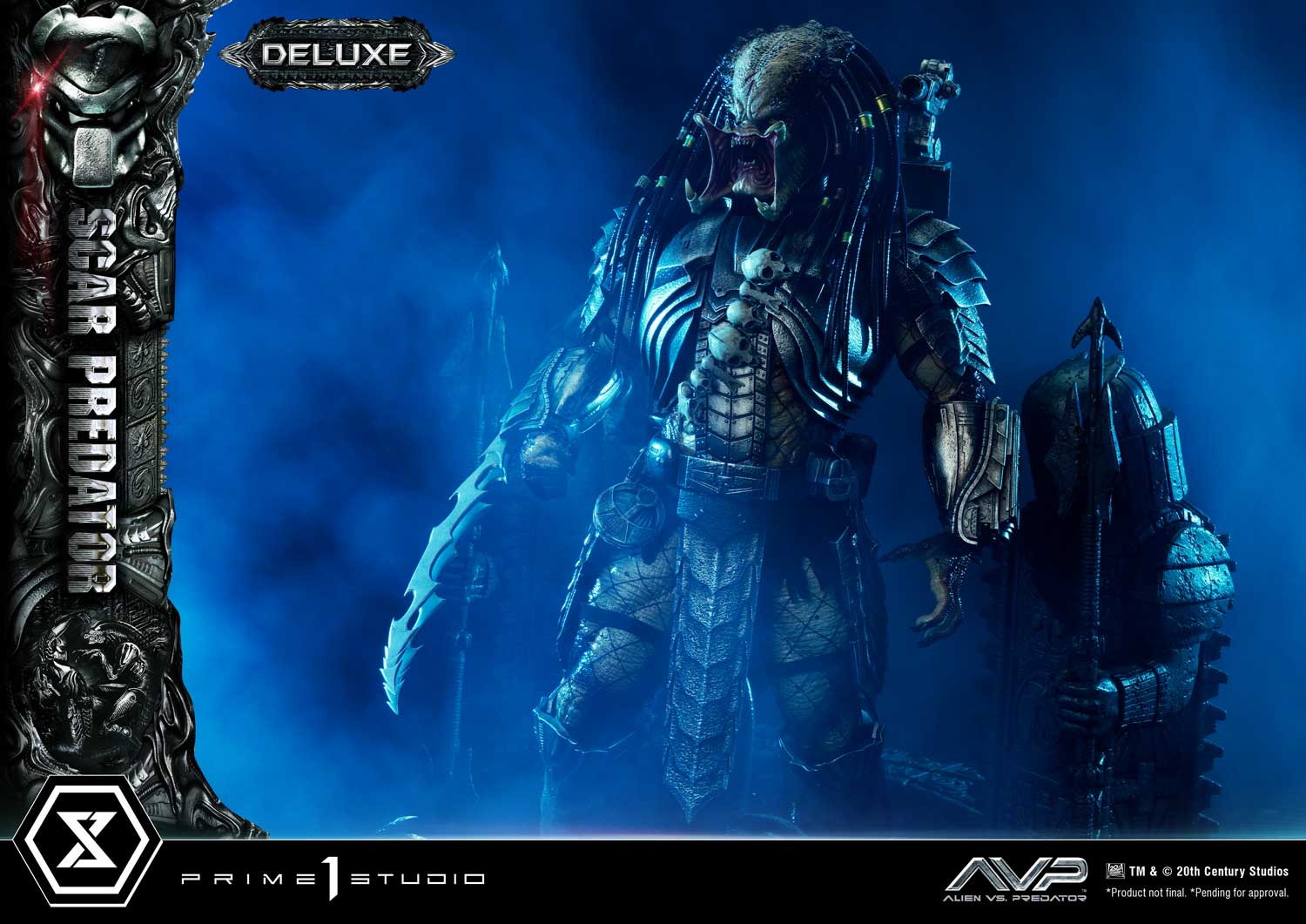 PRE-ORDER Prime1 Studio - Museum Masterline - Alien vs. Predator - Scar Predator: Deluxe Ver. 1/3