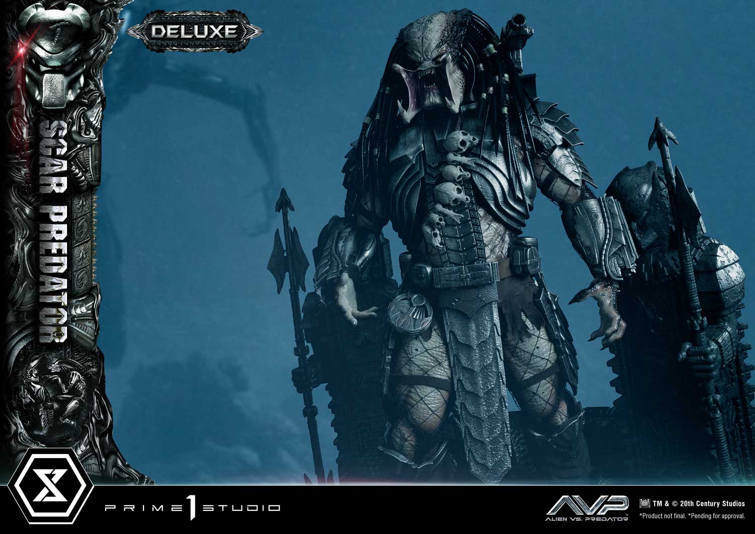 PRE-ORDER Prime1 Studio - Museum Masterline - Alien vs. Predator - Scar Predator: Deluxe Ver. 1/3