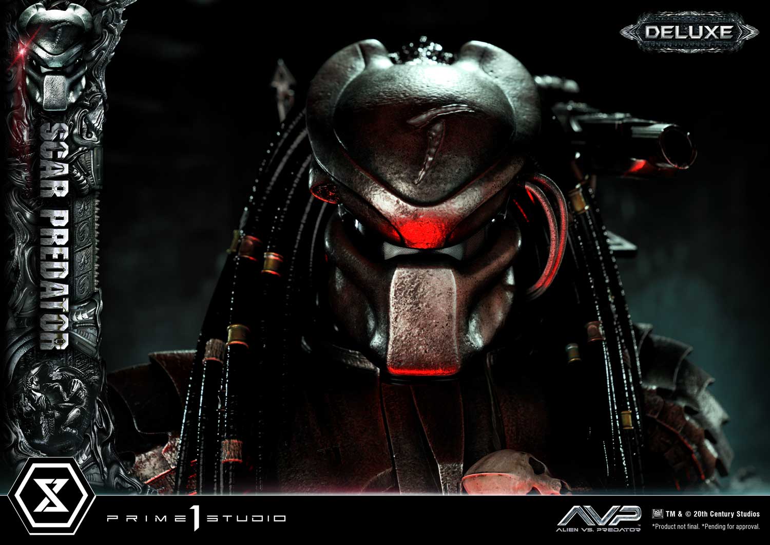 PRE-ORDER Prime1 Studio - Museum Masterline - Alien vs. Predator - Scar Predator: Deluxe Ver. 1/3