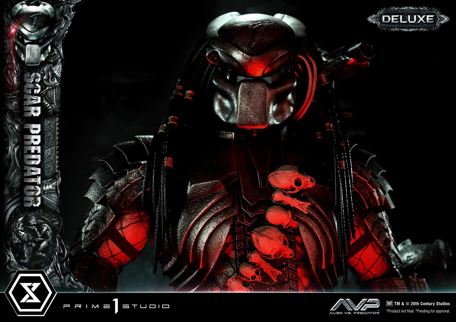 PRE-ORDER Prime1 Studio - Museum Masterline - Alien vs. Predator - Scar Predator: Deluxe Ver. 1/3