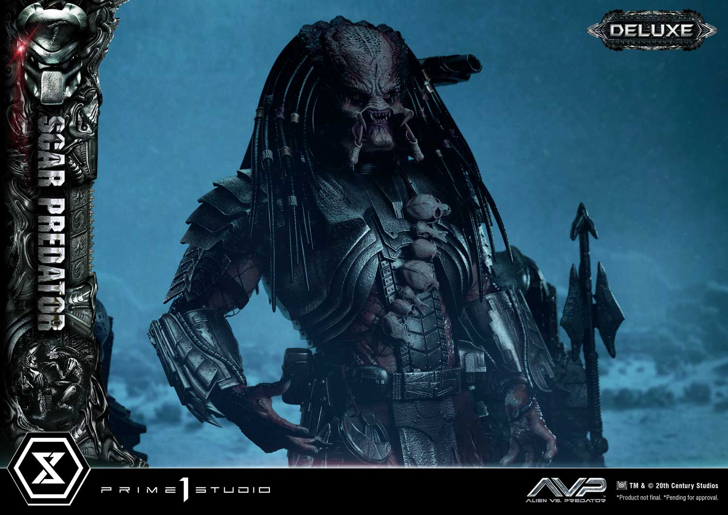 PRE-ORDER Prime1 Studio - Museum Masterline - Alien vs. Predator - Scar Predator: Deluxe Ver. 1/3