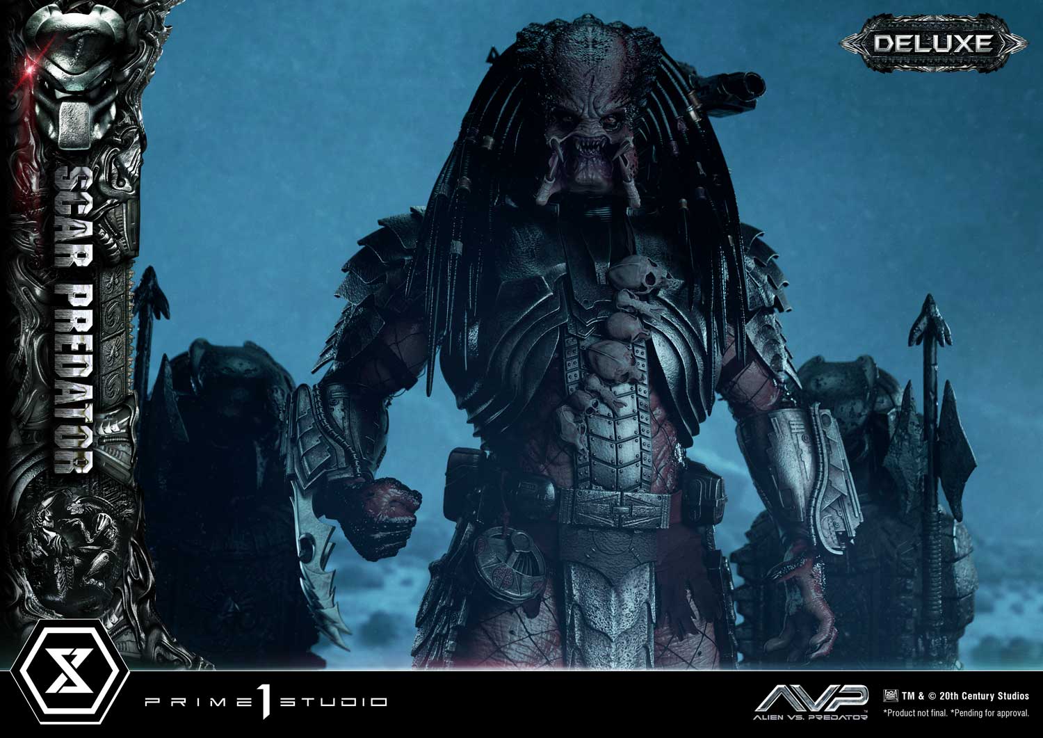 PRE-ORDER Prime1 Studio - Museum Masterline - Alien vs. Predator - Scar Predator: Deluxe Ver. 1/3