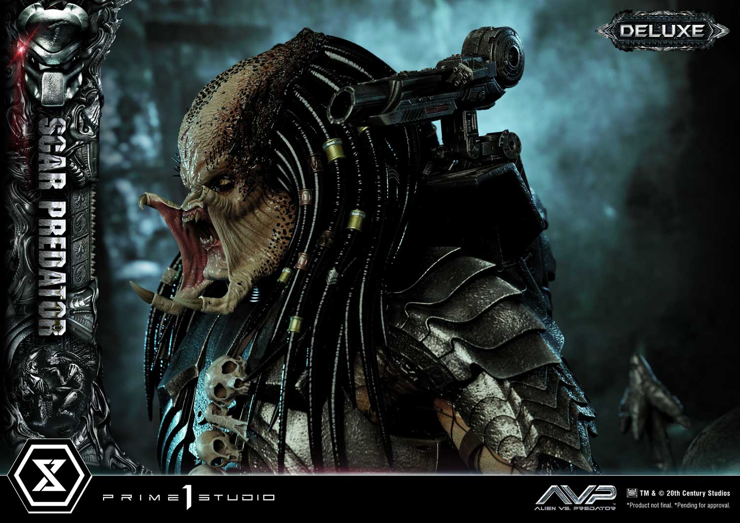 PRE-ORDER Prime1 Studio - Museum Masterline - Alien vs. Predator - Scar Predator: Deluxe Ver. 1/3