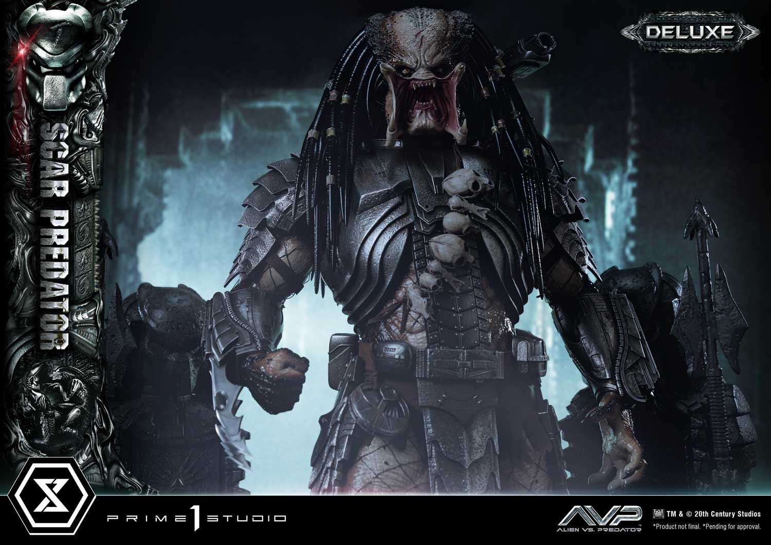 PRE-ORDER Prime1 Studio - Museum Masterline - Alien vs. Predator - Scar Predator: Deluxe Ver. 1/3