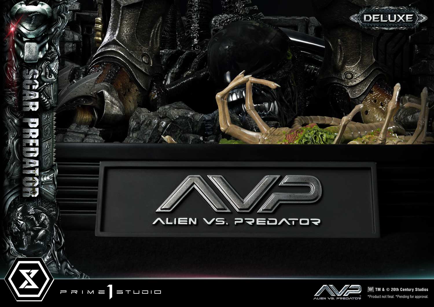 PRE-ORDER Prime1 Studio - Museum Masterline - Alien vs. Predator - Scar Predator: Deluxe Ver. 1/3