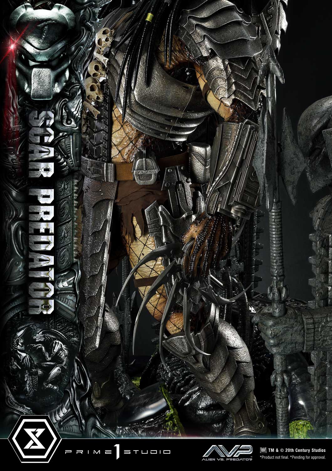 PRE-ORDER Prime1 Studio - Museum Masterline - Alien vs. Predator - Scar Predator: Deluxe Ver. 1/3