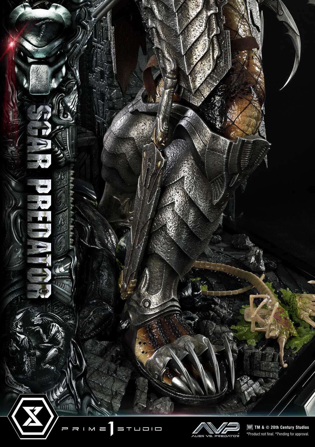 PRE-ORDER Prime1 Studio - Museum Masterline - Alien vs. Predator - Scar Predator: Deluxe Ver. 1/3