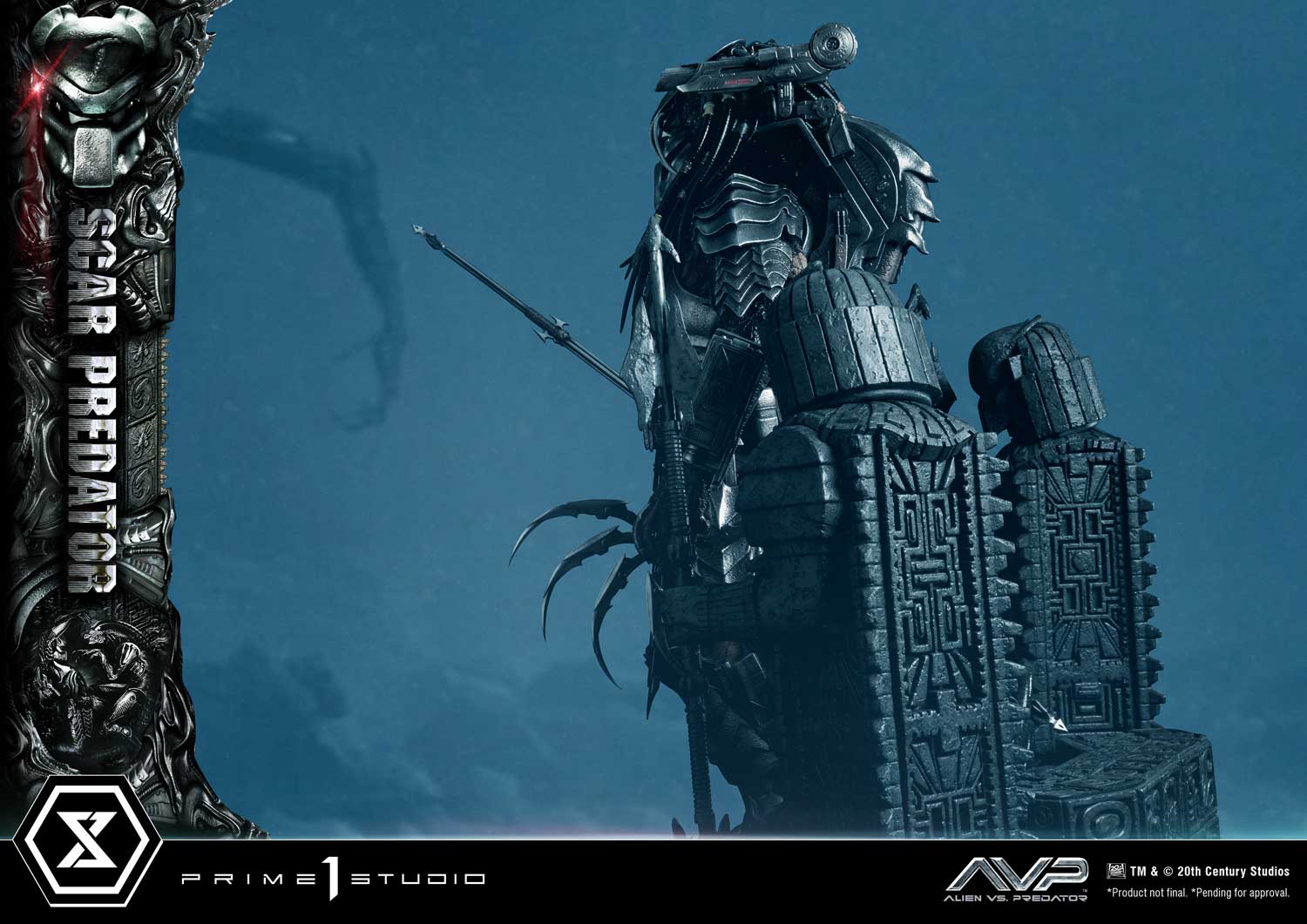 PRE-ORDER Prime1 Studio - Museum Masterline - Alien vs. Predator - Scar Predator: Deluxe Ver. 1/3