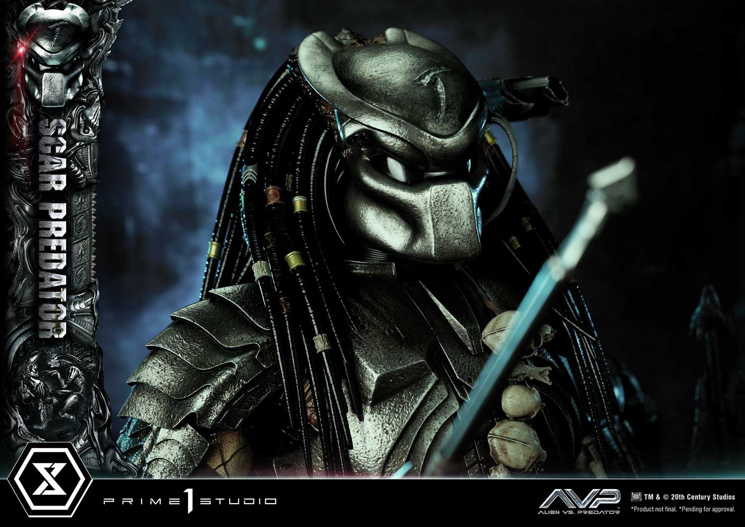 PRE-ORDER Prime1 Studio - Museum Masterline - Alien vs. Predator - Scar Predator: Deluxe Ver. 1/3